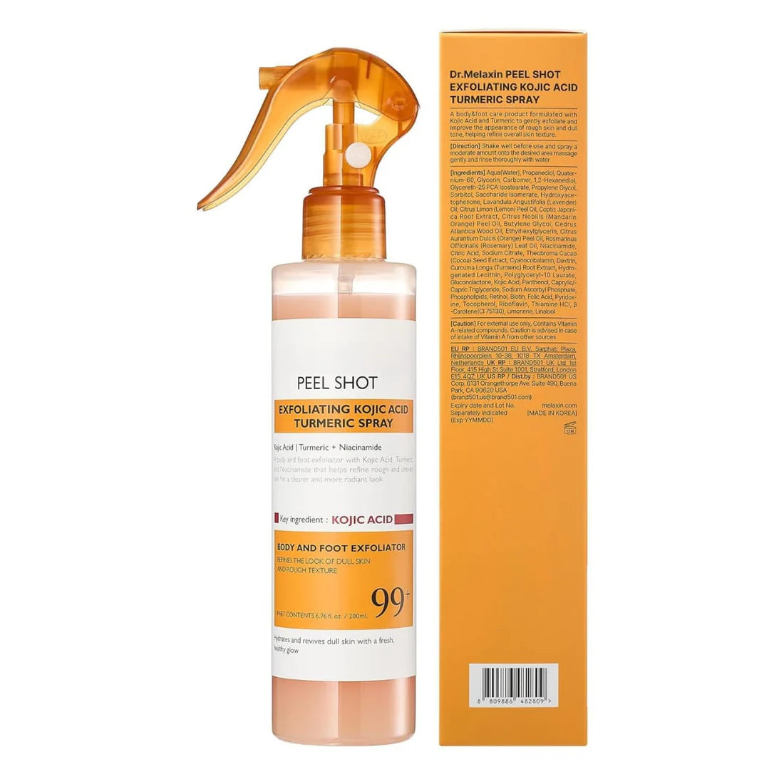 Turmeric Body Peel Shot Spray