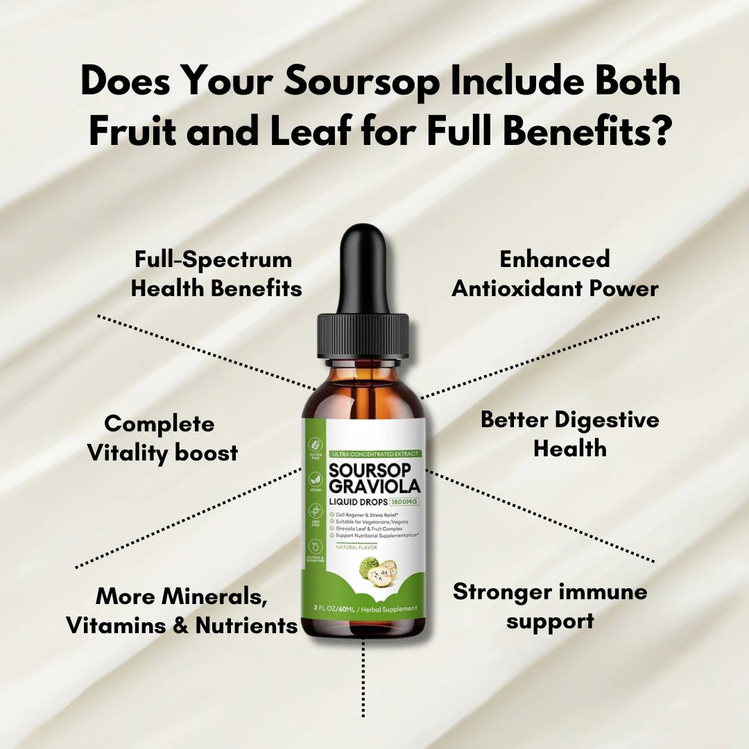 Soursop Bitters Liquid Drops - Supports Digestive Wellness & Immune Function