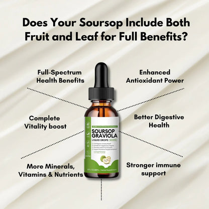 Soursop Bitters Liquid Drops - Supports Digestive Wellness & Immune Function