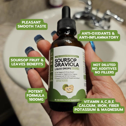 Soursop Bitters Liquid Drops - Supports Digestive Wellness & Immune Function