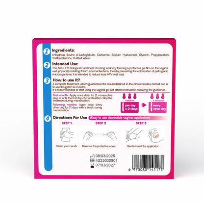 Anti HPV Vaginal Gel | Potent HPV Defense Shield 🛡️ 36-Hour Rapid Itch & Odor Relief & Restore Intimate Health