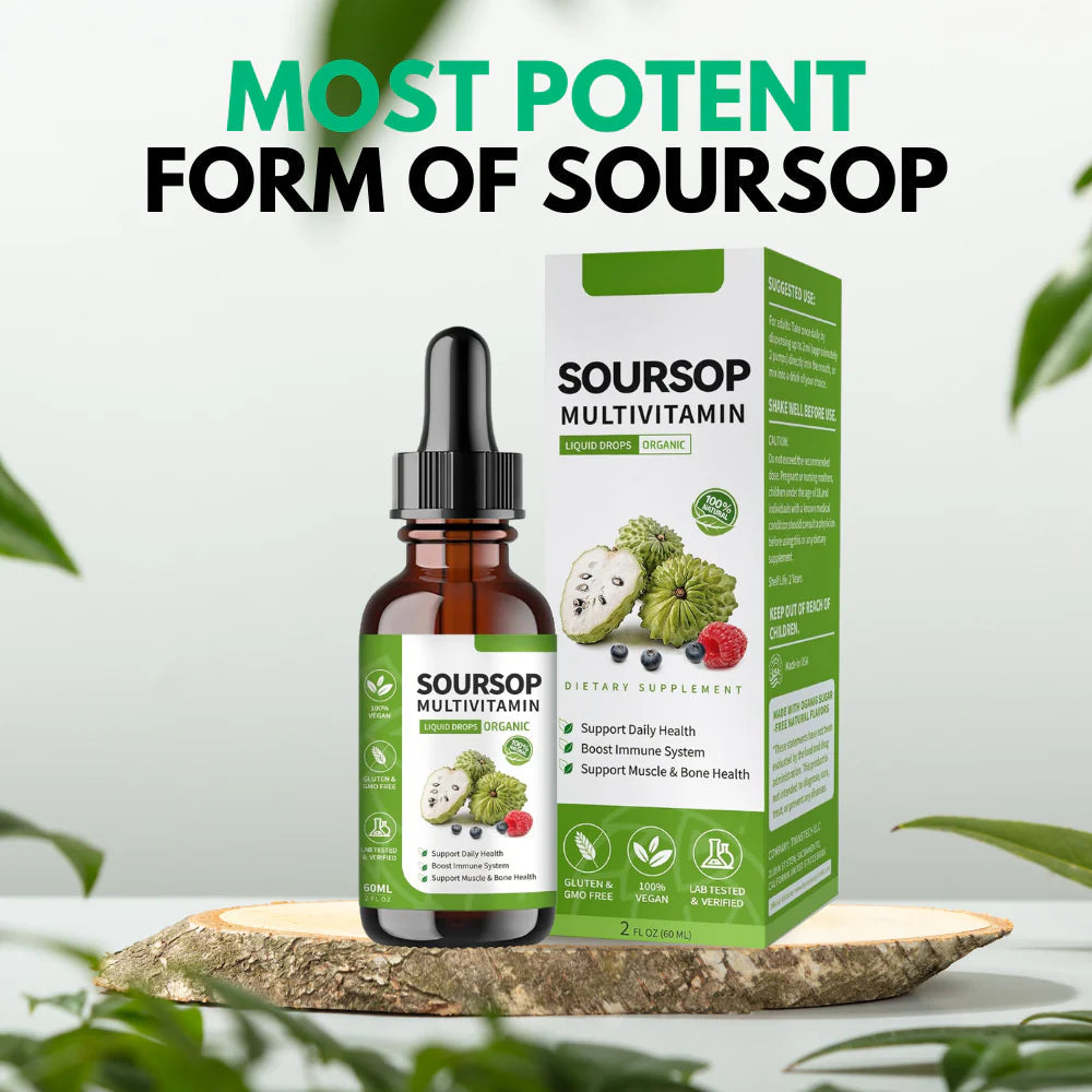 Soursop Bitters Liquid Drops - Supports Digestive Wellness & Immune Function