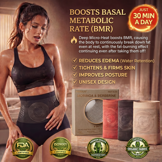 Moringa & Berberine 4-In-1 Micro-Particle Sculpting & Fat-Burn Shorts